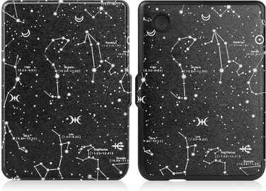 Чохол-книга HGWALP для Tolino Shine 5/Shine Color/Shine 4 та Kobo Clara Colour/Clara BW/Clara 2E eReaders, преміум-якість, авто-ввімкнення/вимкнення (Constellation)