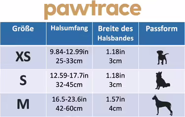 Шкіряний нашийник для собак PawTrace з тримачем для Apple AirTag, регульований, коричневий, розмір XS, GPS-трекер, для малих і великих порід