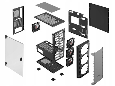 Корпус Savio Shadow X2 Midi Tower, чорний