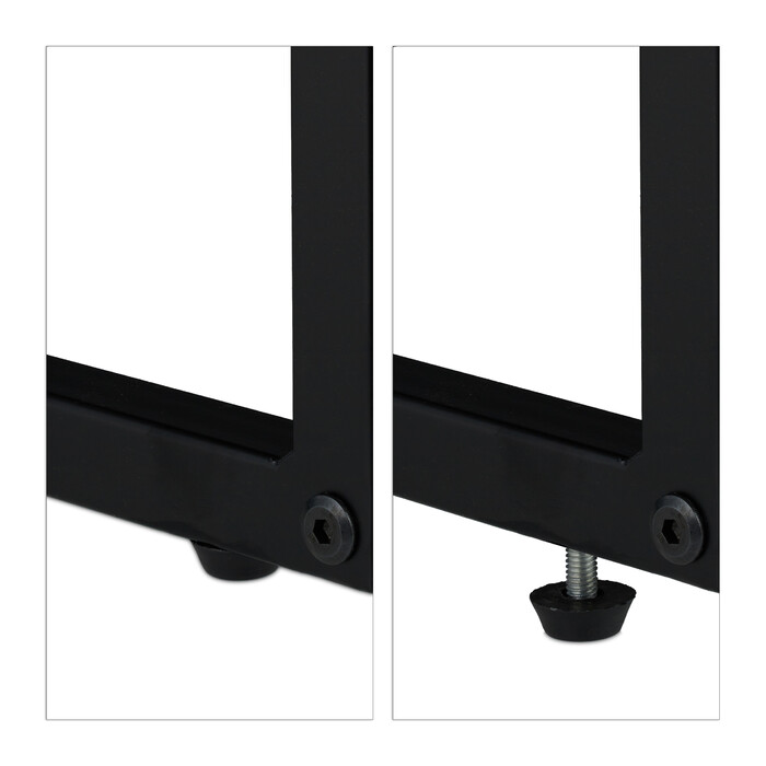 Relaxdays Console Table - Black