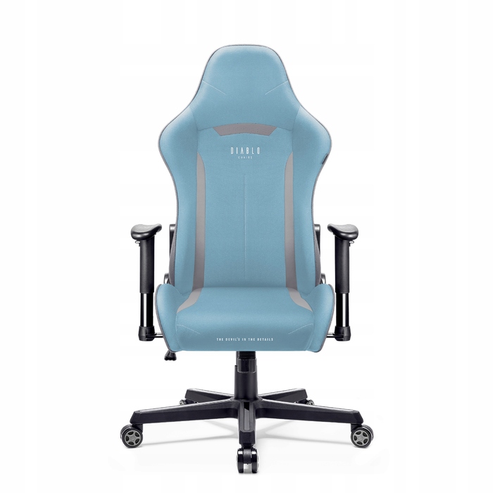 Ігрове крісло Diablo Chairs X-Starter, тканина, чорно-синє