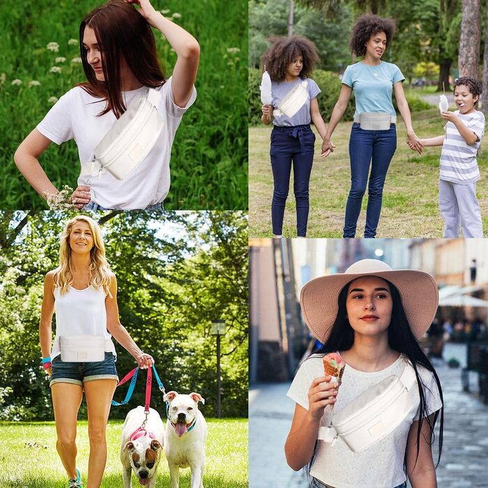 Поясна сумка на пояс для жінок та чоловіків, спортивна, водонепроникна, велика, для телефону, на бігу, бежева