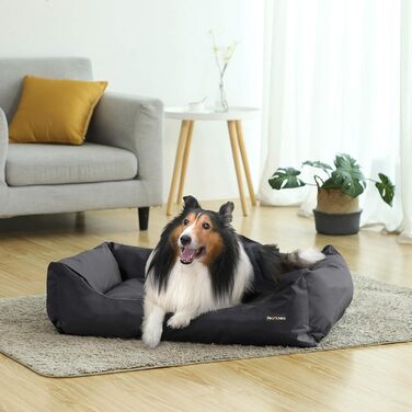 Feandrea Luxus Dog Bed, XL, Dog Cushion, made of Oxford fabric, with a non-slip bottom, 100 x 70 cm PGW28H