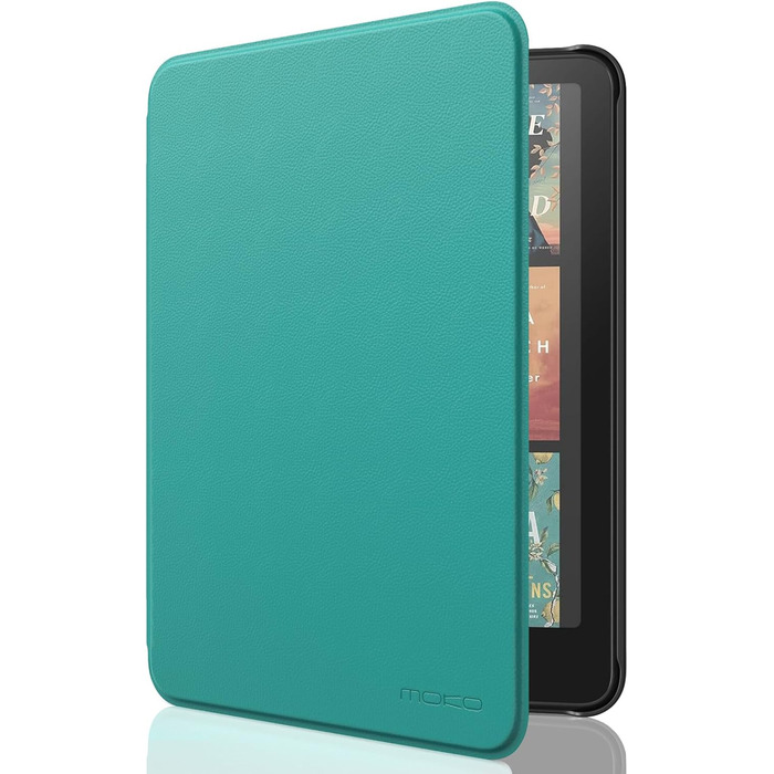 Чохол MoKo для Kindle Paperwhite 2024 (12-го покоління) та Kindle Colorsoft Signature Edition 2024, Jade Green (А-Jade Green), з авто-ввімкненням/вимиканням