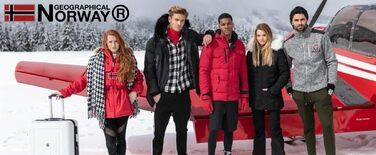 Чоловіча outdoor куртка Geographical Norway Tangata — функціональна вітро- та водонепроникна куртка для активного відпочинку, колір Marine orange, розмір S