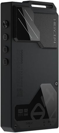 HiBy R4: Android-MP3-плеєр з Bluetooth, Wi-Fi, 4DAC, 32 ГБ, чорний