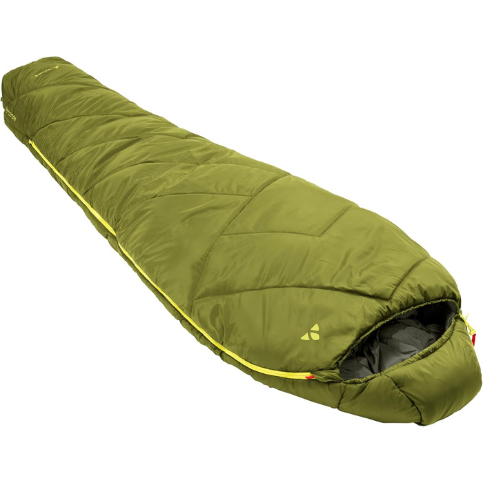 Спальний мішок VAUDE Sioux 800 II блакитний, 2-8°C, для трисезонного використання, компактний, 220x80 см, з двосторонньою блискавкою, для кемпінгу та відпочинку на природі