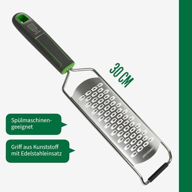 Терка CHEFKOCH Premium для сиру, цитрусових (лимон, лайм) та овочів - ергономічна, для точного гарнірування