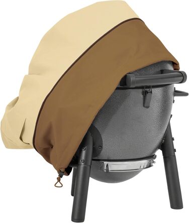 Водовідштовхувальний чохол Classic Accessories Veranda для міні-керамічного гриля Kamado 21 дюйм, захисна накривка для BBQ, для вуличного використання