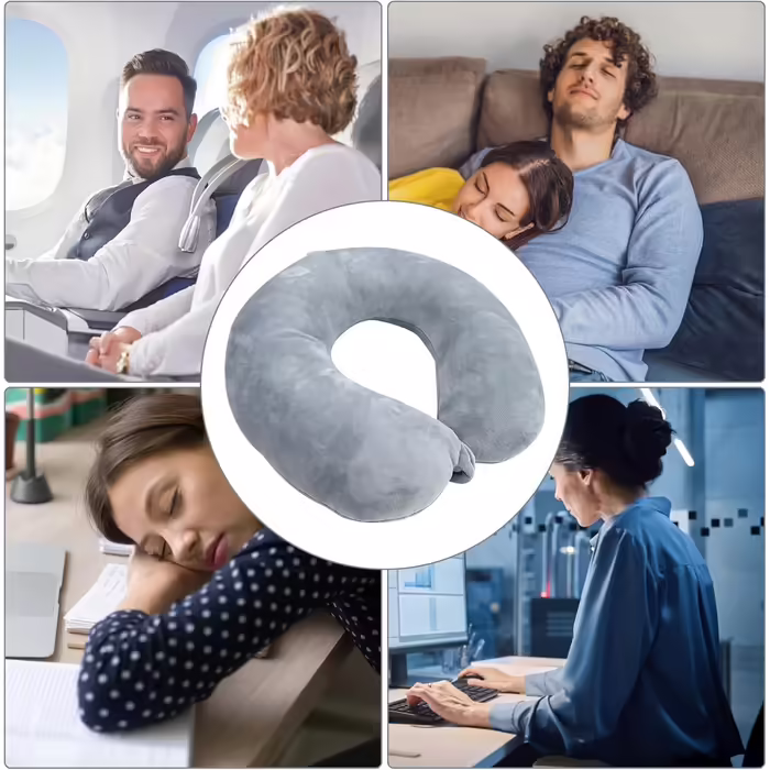 Traxenta neck pillow, U-shaped travel pillow, neck support, airplane pillow, travel pillow, neck pillow for travel, flight pillow, neck pillow, neck cushions, neck pillow ideal for camping, travel