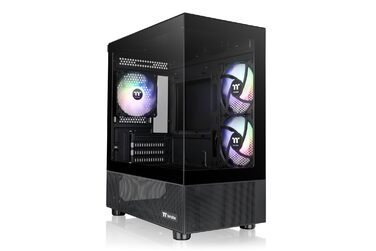 Корпус Thermaltake View 170 TG ARGB Micro-Tower – скло, 3 вентилятори ARGB, підтримка 240/280мм радіатора, чорний