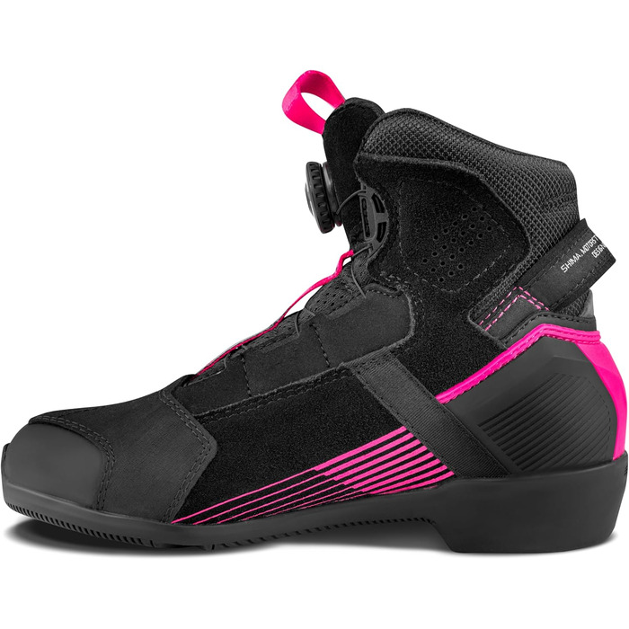 Мотоциклетне взуття SHIMA EDGE WP для чоловіків - підсилені дорожні моточеревики з системою закриття ATOP, підтримкою щиколотки, неслизькою підошвою, перемикачем передач (43). Також доступні жіночі моделі (40 EU, вентильовані рожеві).