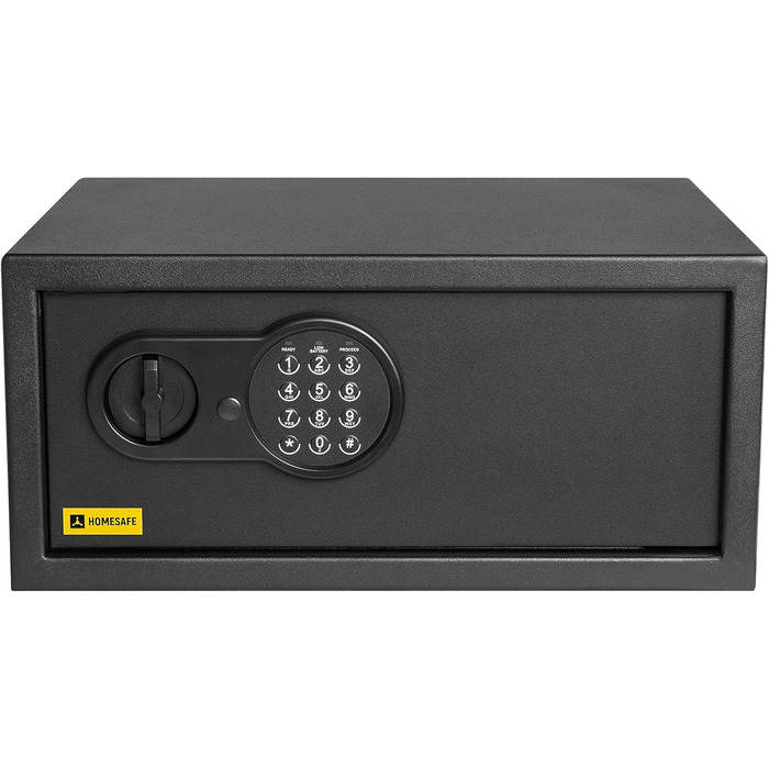 Міцний сейф HomeSafe HV24E з електронним замком: 20x44x38 см. Захист для дому, грошей, прикрас, документів та ноутбука.