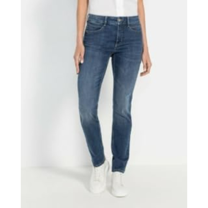 Жіночі джинси MAC Melanie Stretch Denim Grey (34W/32L, Mid Blue Used/L32) - Розтяжка, Сірий колір