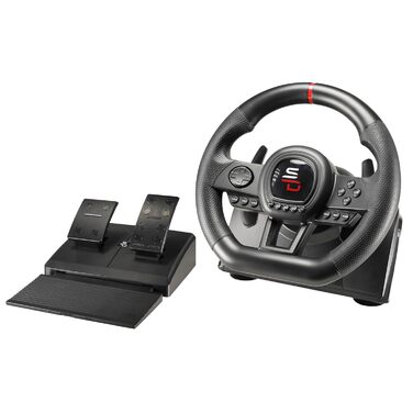 Superdrive SV650 Racing Wheel: Руль для гонок з педалями та перемиканням передач - сумісний з Xbox Series X/S, Switch, PS4, Xbox One, PC, PS3 (програмований)