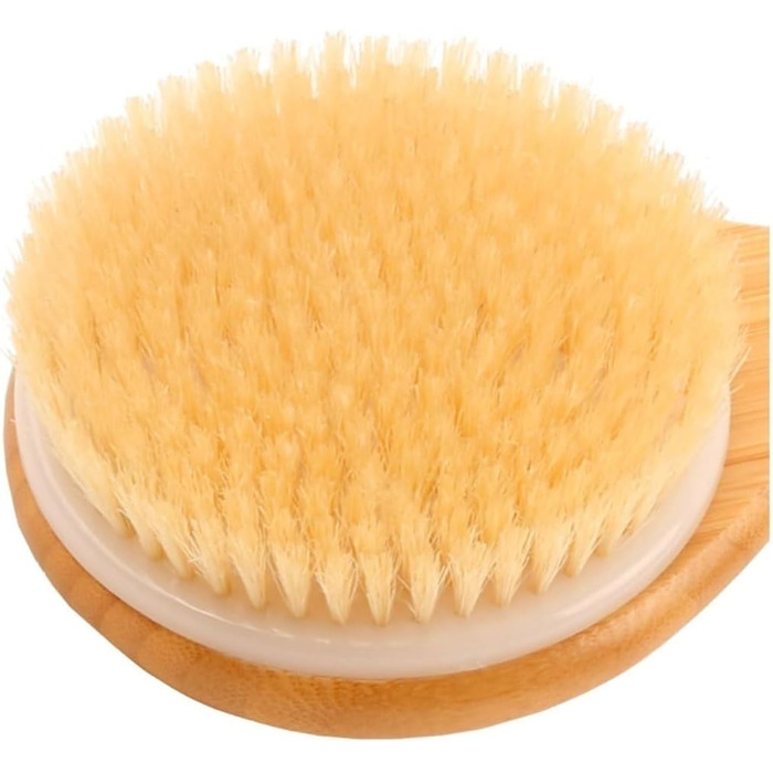 Bath brushes with boar bristles, bamboo, long handle, for men and women, bath brushes, shower brush