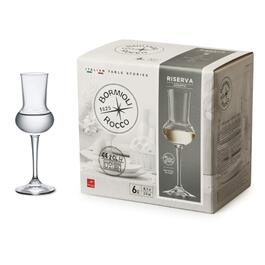 Келих для бренді Bormioli Rocco Riserva Grappa 80 мл, прозорий, 6 шт.