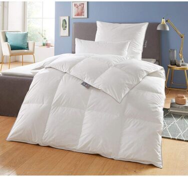 Badenia Trendline Comfort Down Duvet, warm winter duvet with 90% down & 10% feathers of Class I, 135 x 200 cm, Down Pass tested & Öko-Tex certified, produced according to German quality standard 135 x 200 cm Warm Comfort Winter Duvet