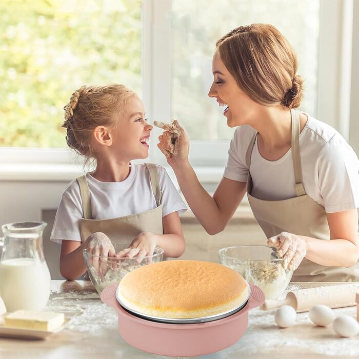 Форма для випічки Hikaproligt з нержавіючої сталі, Ø 26 см, кругла, з антипригарним покриттям та захистом від протікання, знімний дно, для чізкейків та тортів