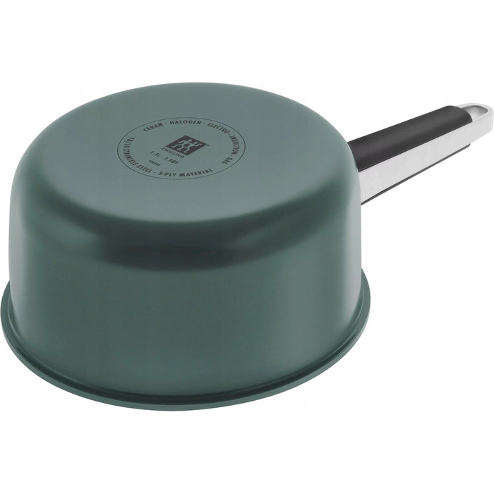 Набір каструль зі сталі нержавіючої Zwilling PURE, 3 предмети, зелений