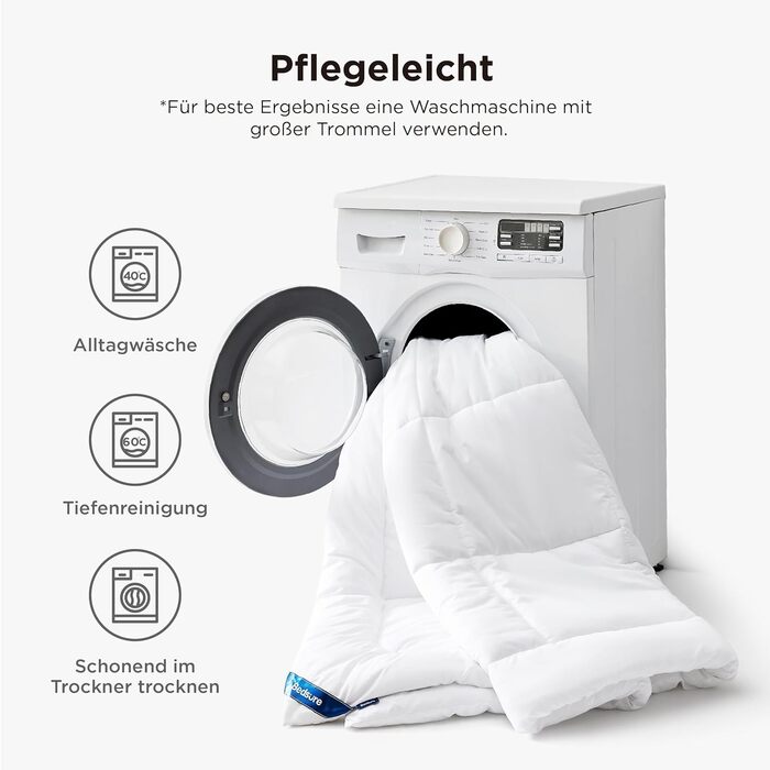 Комплект постільної білизни BEDSURE: ковдра 135x200 (зимова 450gsm, літня 150gsm) для 4 сезонів, 2 шт.