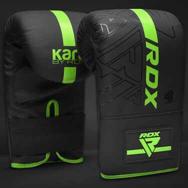 Боксерські рукавички RDX для кікбоксингу, муай-тай, MMA та спарингу, шкіра Maya Hide, зелені