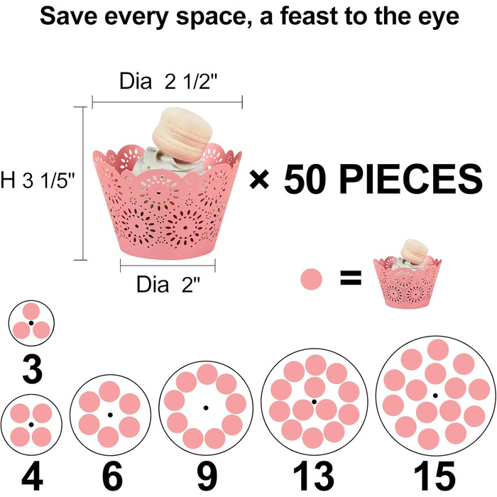Підставка для тістечок Fhmidic 6-ярусна, прозора акрилова етажерка, 6-рівнева підставка для капкейків, десертів, тортів, для вечірок, днів народжень, дитячих свят, baby shower, кругла - 6-ярусна