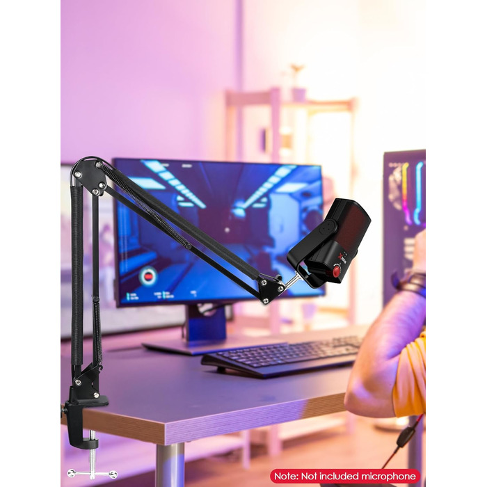 Тримач для мікрофону YOUSHARES для Rode NT-USB+, NT-USB MINI, PodMic, PodMic USB, NT1, XCM-50 - професійний стійкий кріплення для подкастів, домашньої студії та геймінгу