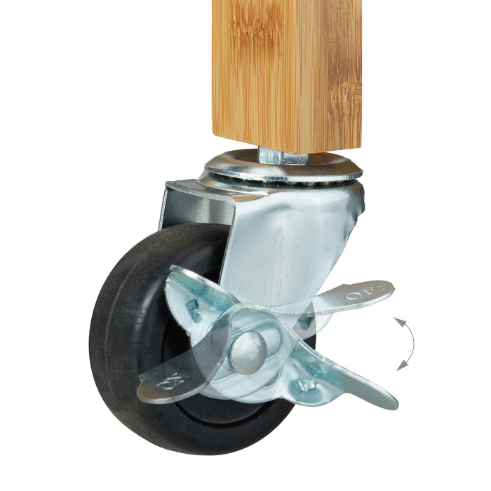 Relaxdays Kitchen Cart with Marble Top