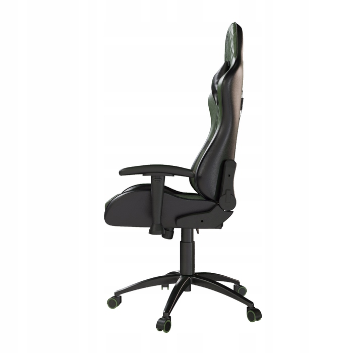 Ігрове крісло Cobra Draco CRF194 Green, штучна шкіра