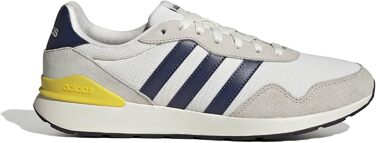 Кросівки Adidas Run 60s 4.0 для чоловіків (45 1/3 EU, білий, темно-синій, off-white)
