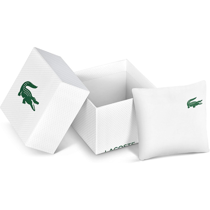 Годинник Lacoste чоловічий кварцовий з колекції Lacoste.12.12. Стильний силіконовий ремінець з текстурою Petit Piqué (Turquoise)