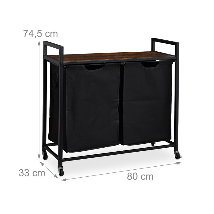 Relaxdays Laundry Basket Rack