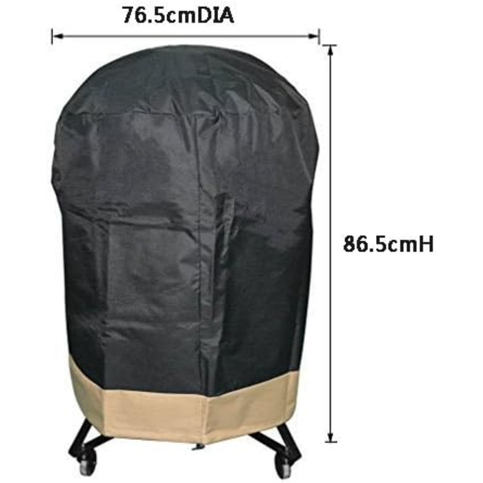 Чохол для гриля Kamado Onlyfire, сумісний з Big Green Egg Large, Kamado Joe Classic, Stand Alone, Grill Dome Large, Pit Boss K22, Louisiana K22