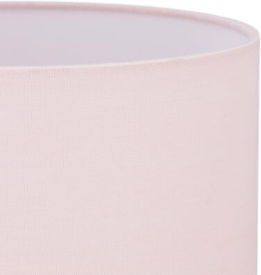 Нічна лампа Relaxdays з сенсорним керуванням, рожева, для вітальні та спальні, тканинний абажур, E14, 32x18 см