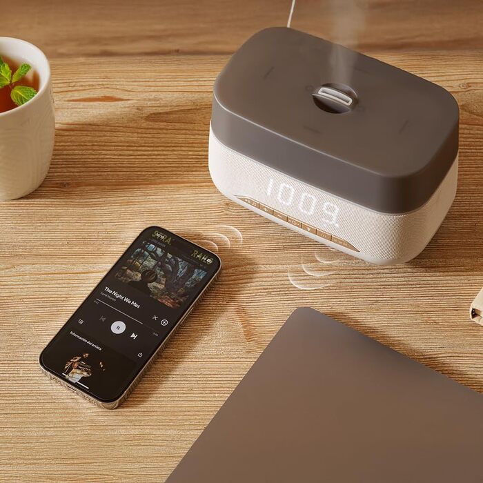 Зволожувач повітря Cecotec PureAroma 1300 з аромадифузором, 300 мл, Bluetooth, LED, таймер, 3 режими, ароматерапія