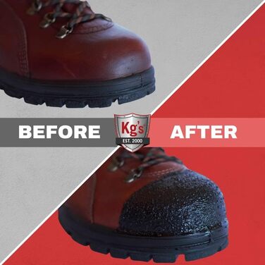 Kg's Boot Guard Brush on Toe Protection - Black