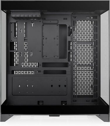 Корпус для ПК Thermaltake CTE Black E550 TG, ATX/E-ATX, двокамерний дизайн, загартоване скло, підтримка радіаторів до 420 мм, оптимізований повітряний потік