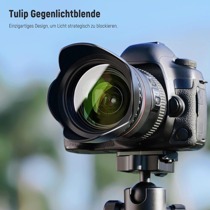 Набір фільтрів Neewer 82mm: UV, CPL, ND2, ND4, ND8, FLD, бленда та кришка об'єктива, сумісний з Canon, Nikon, Sony, Panasonic, DSLR