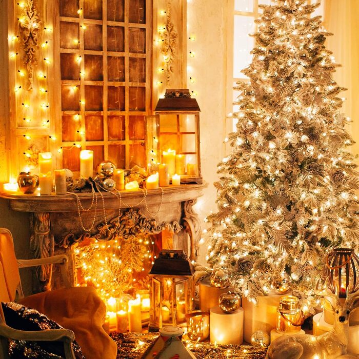 LED гірлянда GLUROO для вулиці, 7.6м, 12+1 лампочки G40, вологостійка, тепле світло, для саду, вечірок