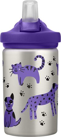 CamelBak Unisex – Eddy+ Baby Water Bottle, Cats & Dogs, One Size