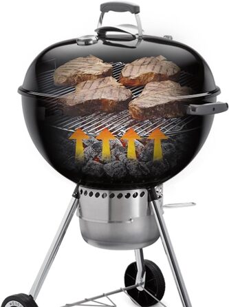 Решітка для гриля Weber 57 см (54.6 см), замінна решітка для грилів на вугіллі Weber One-Touch, Performer, Bar-B-Kettle, аксесуар Weber 7436