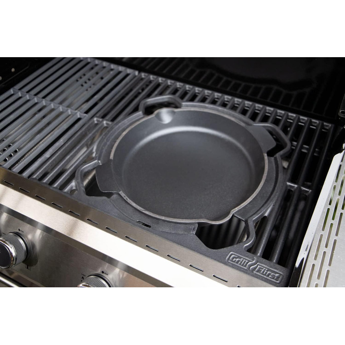 Чавунна решітка Grillfürst X-Rost для газових грилів G-серії (від G210), товщина 11 мм, додатковий гриль-решітка 47,9x41,3 см