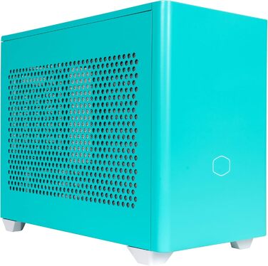 Корпус Mini-ITX Cooler Master MasterBox NR200P Caribbean Blue з загартованим склом, вертикальним кріпленням GPU та покращеною вентиляцією