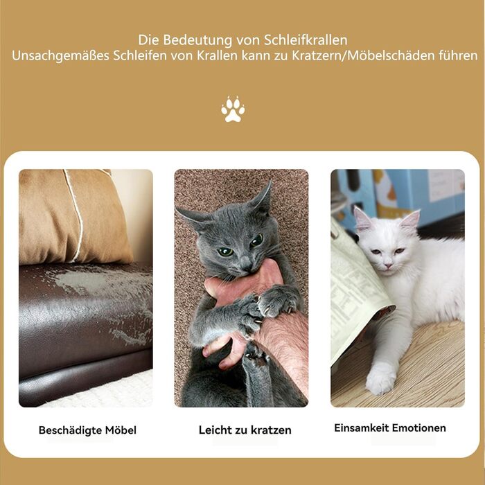 Ліжко для кота на батарею, грілка для кота, підвісне ліжко для кота, ліжко-грілка для кота, ліжко для кота з м'яким плюшевим покриттям, складане ліжко-гамак для кота на батарею, сірий колір 45x30 см (когтеточки для кота коричневого кольору)