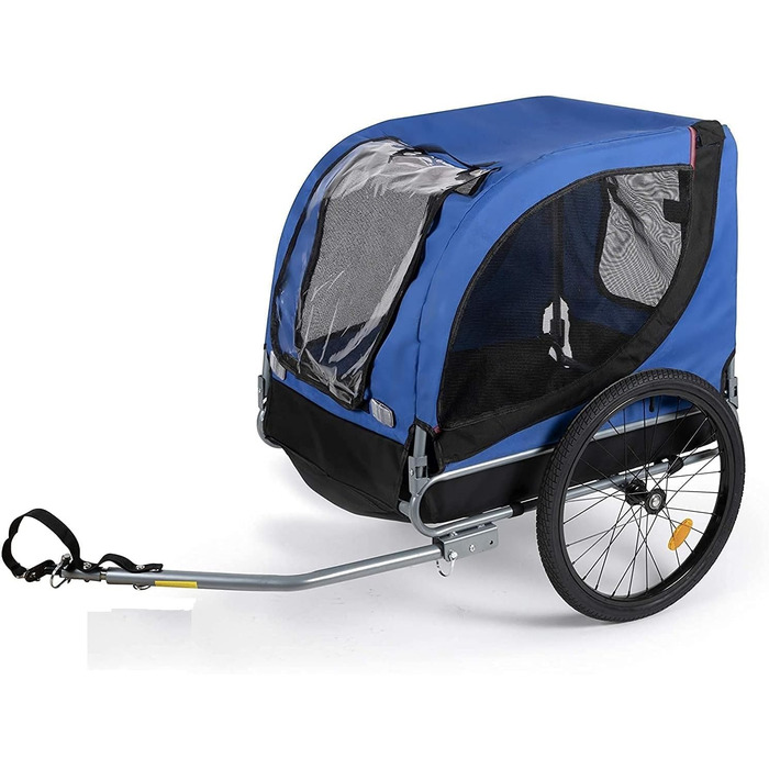 Fahrrad-Anhänger для собак Sena: зручний вагончик для перевезення тварин до 26 кг, 75x52x65 см