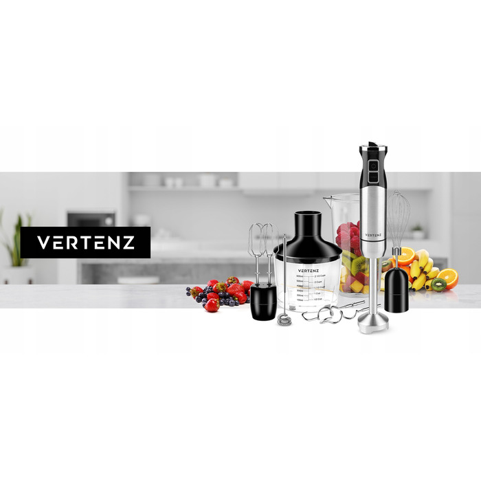 Ручний блендер Vertenz Titan 50 1400 Вт, сріблястий/сірий