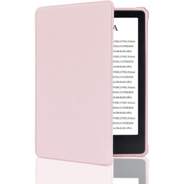 Чохол для Kindle (11-ге покоління) 2024/2022, автоматичне вмикання/вимикання, рожевий