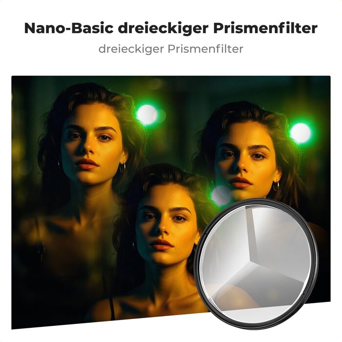 Фільтр-призма K&F Concept для камери, Nano-B серія, 67 мм, оптичне скло