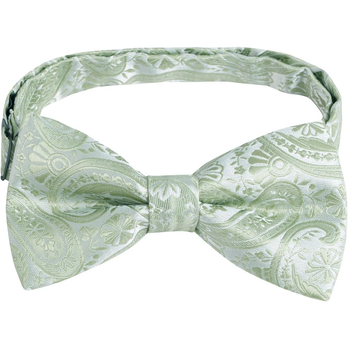 Набір краватка-метелик, нагрудна хустинка та запонки Alizeal Paisley, колір: кобальтово-синій